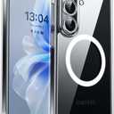 CANSHN Designed for Samsung Galaxy S26 Case (6.3 inch), Upgraded [Full Camera Protection] [Compatible with Magsafe] Shockproof Protective Phone Cover, Clear