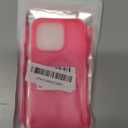 zapica Magnetic for iPhone 15 Pro Case, [Compatible with MagSafe] [Military Grade Drop Protection] Translucent Matte Shockproof Anti-Scratch Phone Cover, Hot Pink