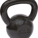 Amazon Basics Cast Iron Kettlebell, 30lb