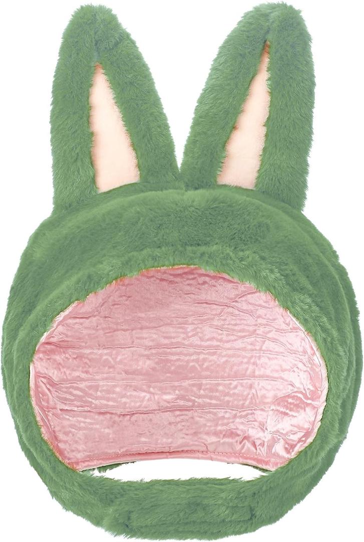 Little Monster Cartoon Ears Hat Toy Character Cosplay Dark Hat Fairy Tale Costume for Halloween Party Photo Prop (Green)