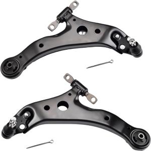 Front Lower Control Arm w/Ball Joint Fit for Toyota Camry/Highlander/Solara 01-08, Lexus ES300/ ES330 02-06, RX330/ RX350/ RX400h 04-09 - 2 PCS Suspension Kit K620333 K620334
