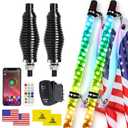 Quick Release Whip 2PCS 4FT Whip Lights with Spring Quick Release Base
