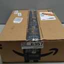 4-Tier AV Media Stand with Power Outlet and LED Lights, Wooden Stereo Stand Cabinet, Game Console Shelf for Small Space, Audio Rack Stand Tower Ideal for Video DVD Players, Xbox