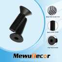 MewuDecor 5/16-18 x 1" Flat Head Socket Cap Screws Countersunk Bolts Countersunk Bolts, Alloy Steel Grade 10.9, Fully Threaded, Black Oxide, 15 PCS