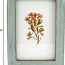 3 x 4x6 Inches Simple Rectangular Desktop Family Picture Photo Frame with Glass Front (Blue)