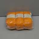 3 Skeins of Sensy Softee Baby Yarn, 3.5 oz, 275 Yards, Gauge 3 Light (Orange Peel)