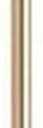 Maxim Lighting STR06212NAB-DC Accessory - Extension Stem-0.62 Inches Wide, Down Rod Length: 12 Inch, Finish Color: Natural Aged Brass
