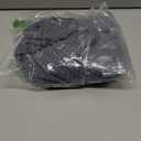 Ottoman Cover Jacquard Stretch Square Slipcover Thick Folding Storage Cover Footstool Protector With Elastic Bottom for Living Room S Dark Gray