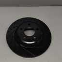 Dynamic Friction 633-31046R - Drilled and Slotted Black Zinc Brake Rotor