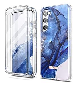 SURITCH for Samsung Galaxy S23 Plus Case, [Built-in Screen Protector] [Dual-Layer Protection ] Full Protection Shockproof Rugged Bumper Phone Cover for Samsung S23 Plus 6.6 Inch - Black