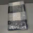 Geelin 2 Pcs Christmas Door Mat Outdoor Merry Christmas Front Door Mats Buffalo Checkered Rug (30'' x 18'' and 43'' x 27.5'') for Home Entrance Indoor Outdoor Decorative Coir Rugs (Green)