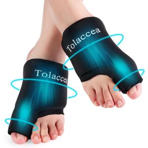 Foot Ice Packs Big Toe for Pain Relief, Flexible Cold Pack for Bunion Relief, Reusable Gel Ice Pack for Hot and Cold Therapies, Ice Pack for Swelling, Sprained, Bruises, Post-Surgery Recovery