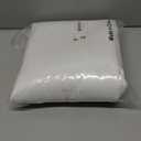 GFCC 8FTX10FT White Backdrop Background for Photography Photo Booth Backdrop for Photoshoot Background Screen Video Recording Parties Curtain