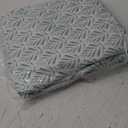 Amazon Basics Lightweight Super Soft, Wrinkle Free and Breathable Easy Care Microfiber 3 Piece Bed Sheet Set With 14-Inch Deep Pockets, Twin, Aqua Fern, Printed (Twin, Aqua Fern)