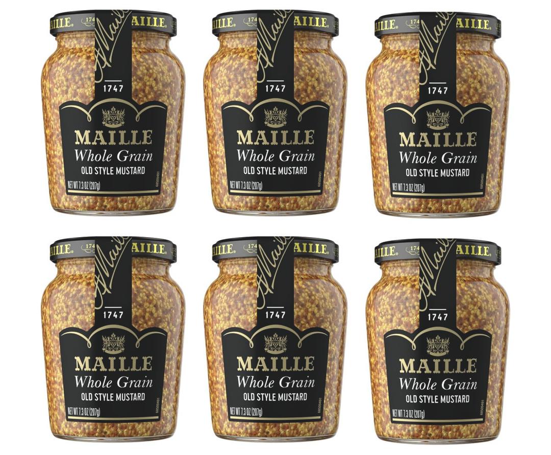 Maille Mustard, Old Style, 7.3 oz (Pack of 6)