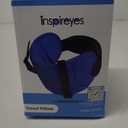 Travel Pillows for Airplanes, 360 Head Support for Long Flight, Soft Airplane Pillow with 3D Eye Mask for Sleeping, Stop Bobblehead, Airplane Headrest Gadgets, Light Black