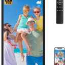 Large Digital Picture Frame 21.5" Digital Photo Frame - 1920x1080 IPS FHD WiFi Photo Frame, 32GB Storage 1080P, Sync Phone, Auto-Rotate, Wall Mounted, Share Photo/Video Via App Email, Gift for Mom Dad