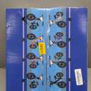 Gotrax KS12 Balance Bike for 2-5 Years Old, 12" Toddlers Bike with LED Light&Bell, Adjustable Soft Seat&Handlebar, Flat-Free Tires&Easy Assembly, Lightweight&No Pedal, Kids Toy Gift for Boys Girls (Blue)