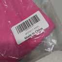 Allimy Womens Summer Short Sleeve Slim Fitted Tshirt Round Neck Ribbed Crop Tops (Pink)