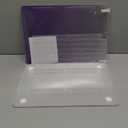 G JGOO Compatible with MacBook Air 13 inch Case 2025 2024 2023 2022 M4 A3240 M3 A3113 M2 A2681, Glitter Hard Shell for MacBook Air 13.6 inch Case + Keyboard Cover + Screen Protector, Gradient Purple