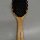 100% Boar Bristle Hair Brush,Soft Bristles Brush for Men, Smoothing and Detangling Hairbrush for Long,Curly,Fine Hair, Enhance Shine & Health