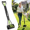 32 inch Pooper Scooper for Large Dogs Long Handle, Dog Pooer Scooper for Yard No Bending Save Back, Ease of Pickup Grass Friendly, Easy to Clean, Sturdiness (Meadow Green)