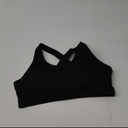 Women's Black Sports Bra, Size Large