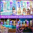 Jellyfish Decor, 10 Pcs Jellyfish Lanterns - Hanging Jelly Fish Decoration for Mermaid Theme Party & Under The Sea Party Decorations, Birthday Gift Supplies for Women Girls Baby (5 Colors)