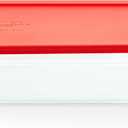 Simply Store Glass Food Storage Container, Snug Fit Non-Toxic Plastic BPA-Free Lids, Freezer Dishwasher Microwave Safe, 11 Cup