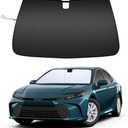 TOPINSTALL New Foldable Sunshade Compatible with 2025 2026 Toyota Camry Accessories, Front Window Sun Protector with Storage Pouch Thicker Windshield Sun Shade