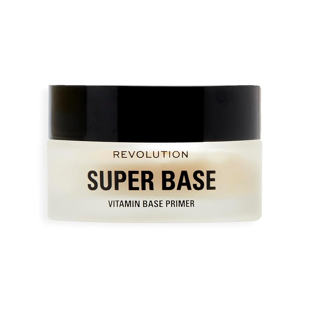 Revolution, Superbase Vitamin Primer, Hydrating Face Primer & Moisturizer, Makeup Primer with Vitamin C & Hyaluronic Acid, Vegan & Cruelty-Free, 0.84 fl oz