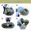 Night Cat Pop-up Camping Tent: 1 Person Tent Waterproof Instant Easy Setup Outdoor Tent (Army Green)