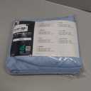 LuxClub 4 PC Full Sheet Set, Deep Pockets Wrinkle Free Cooling Bed Sheets Hotel Bedding for Women, Men, Includes 1 Fitted Sheet, 1 Flat Sheet and 2 Pillowcases-Soft Sky