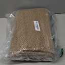 Lahome Noe Farmhouse Kitchen Runner, 2x5 Entryway Runner Rug Non Slip for Entryway Indoor Washable Carpet for Hallway Neutral Rug Runner Kitchen Mats for Floor Entry Bathroom, Beige