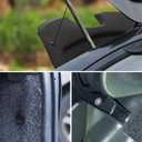 100 PCS Car Bumper Retainer Clips, 6.3mm 8mm 9mm 10mm Nylon Fasteners Rivet, Screws Replacement Kit with Remover Tool, Car Universal Snap Clips (Black & White)