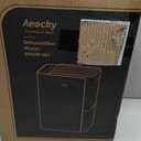 AEOCKY 2800 Sq.Ft Dehumidifier with Drain Hose, 40 Pint/D Compressor Dehumidifier for Home, Bathroom, Bedroom, Basement, 0.5 Gallon Water Tank Capacity, Intelligent Humidistat, Quiet