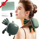 Siasoo Neck Massager With Heat-Wireless Portable Shiatsu Neck and Shoulder Deep Tissue 4D Kneading Back Massage With Fingers,Simulated Human Hand Design Muscle Relax Massager Mothers Day Gifts For Mom