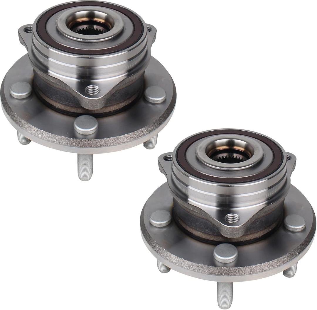 PAROD [Set of 2 513324 Front Wheel Hub & Bearing Assembly Compatible with 2011-2023 Dodge Durango, 2011-2021 Jeep Grand Cherokee, 2022 Grand Cherokee WK,5Lugs