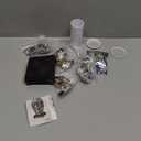 3D Puzzles Vase for Adults, 160 Pieces Plastic DIY Unique Flower Vase with LED Light, Crafts for Adults, Birthday Gifts, House Warming Gift for Flower Arrangements and Home Decor (Brown)