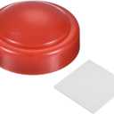 MECCANIXITY Touch Tap Light LED Push Night Light AAA Battery Powered 3.8inch for Closet Cabinet Stair Camping Red Pack of 4