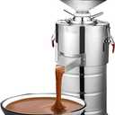 Peanut Butter Maker Machine Nut Butter Machine Electric Grain Grinder Peanut Butter Maker Sesame Sauce Grinder Home/Commercial for Groundnut, Almond, Cashew Nut and Sesame
