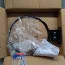 18" Basketball Rim Replacement, Wall-Mounted Basketball Hoop with Net, Double Spring Solid Rim, Indoor/Outdoor