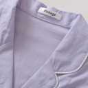 Women's Petite Pajama Set Petite Length Lightweight Cotton Pjs (Purple, Medium)