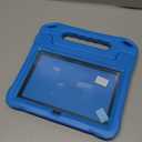 Fire HD 10 & Fire HD 10 Plus Tablet Case for Kids (13th/11th Generation, 2023/2021 Release), DJ&RPPQ Lightweight Shockproof Case Built-in Screen Protector with Handle Stand, Not fit iPad Samsung- Blue