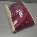 Burgundy Backdrop Curtains 4 Panels - Wrinkle-Free Polyester Photography Drapes for Baby Shower & Birthday Party - 16 X10FT
