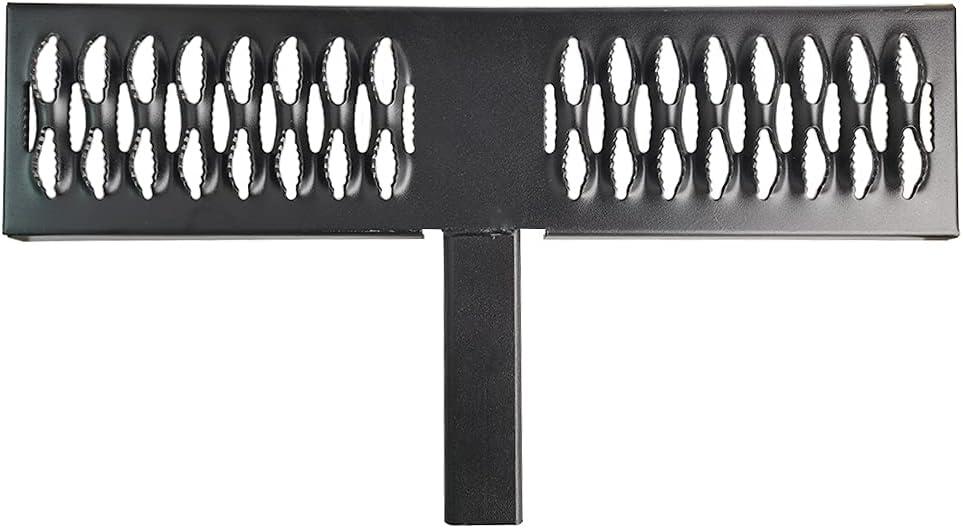 Universal Hitch Step Anti Slip and Rust Towing Bumper Guard Black Accessories Rear Hitch Step Fit 2" Rear Hitch Receivers with 24.4" Pedal for Most Cars SUV Trucks Pickups