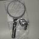 YISSVIC Electric Fly Swatter 4000V Bug Zapper Racket Dual Modes Mosquito Killer with Purple Mosquito Light Rechargeable for Indoor Home Office Backyard Patio Camping (Black-1 Pack)