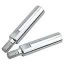 3PCS 100 Angle Grinder M10 Extension Connector Silver Connector Extension Multifunctional Polishing Machine Accessories For Grinding Heads Grinding Wheels Grinding Discs Grinding Pads