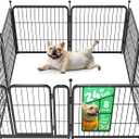 FXW Rollick Unleashed Dog Playpen for Indoor, Yard, RV Camping, 24 inch 8 Panels for Small and Puppy Dogs