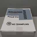 TBMax Dog Food Storage Container 5-7 lbs, Airtight Cat Food Container with Larger Spout & Measuring Cup, Portable Pet Food Storage Dispenser for Small Animal Kibble Storage, Bird Seed Container (Clear&White)